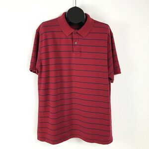 L.L. Bean Short Sleeve Polo Shirt Men's XL Striped 100% Cotton Casual Outdoor